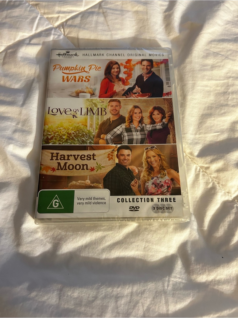 Hallmark 3 Film Collection Pumpkin Pie Wars NEW Sealed 3 Disc